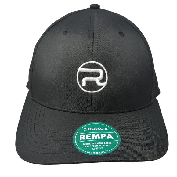 Rempa Snapback Baseball Cap Black One Size Adjustable Breathable Legacy Repreve - Picture 1 of 10